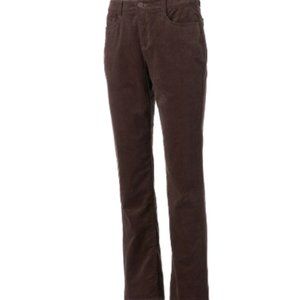 NWT Croft & Barrow classic corduroy Straight-leg pants Sz 16 Short raisin
